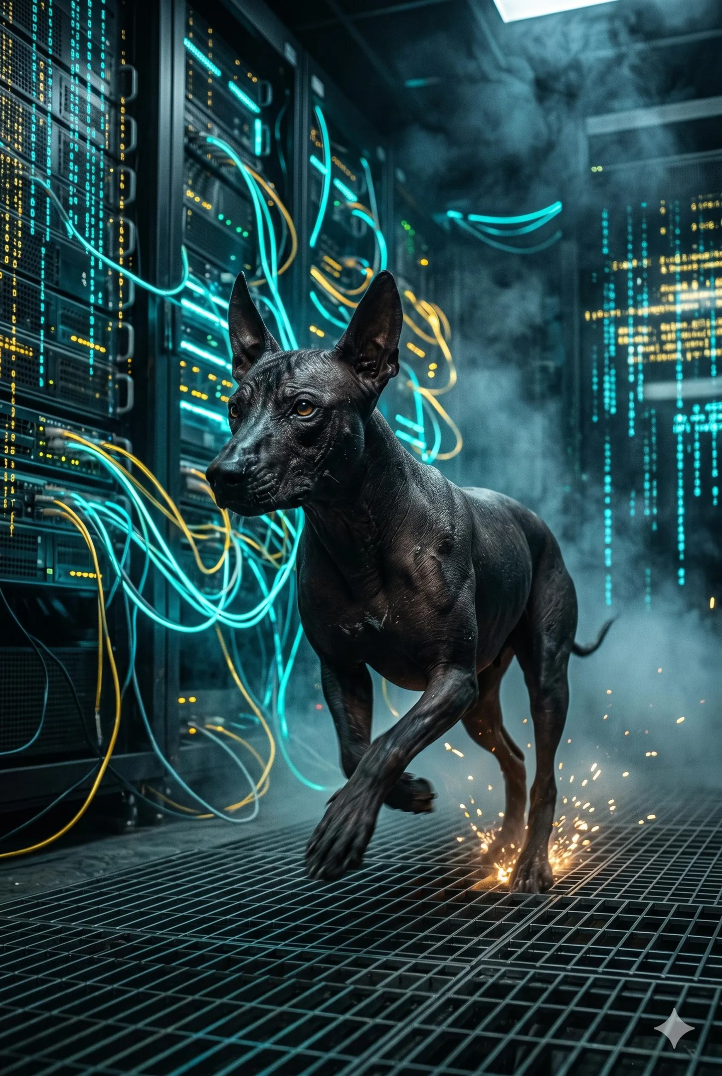 Xoloitzcuintle como símbolo cultural frente a una interfaz de código